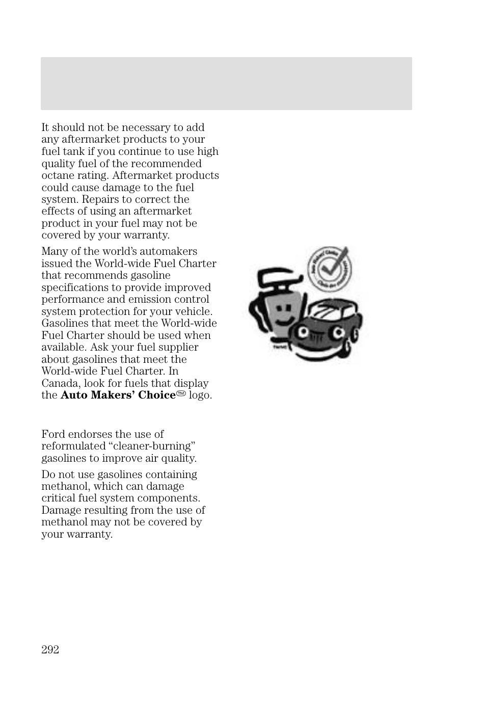 Maintenance and specifications | FORD 2002 Focus v.2 User Manual | Page 292 / 336
