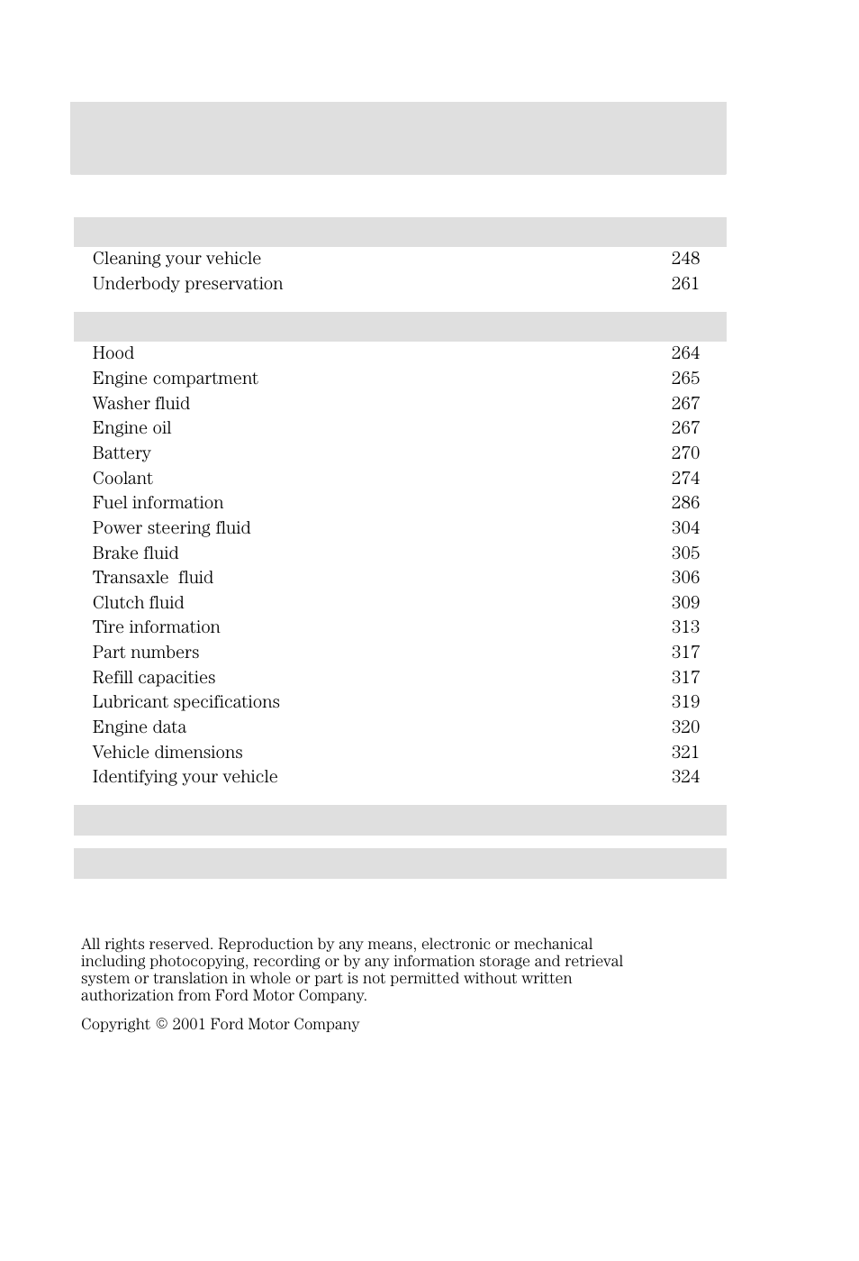 FORD 2002 Focus v.2 User Manual | Page 3 / 336