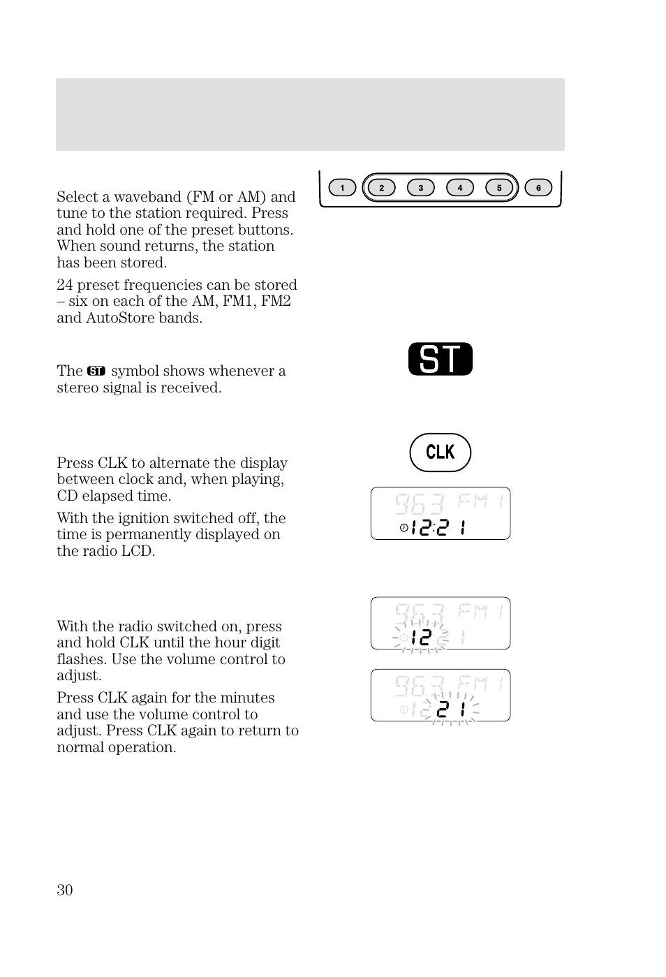 Entertainment systems | FORD 2002 Focus v.2 User Manual | Page 30 / 336