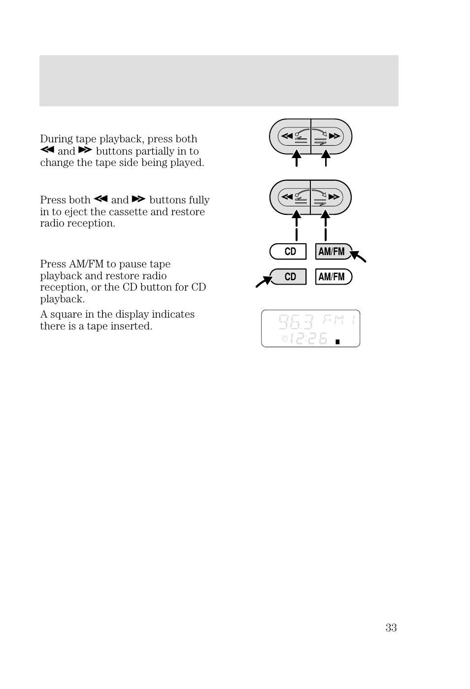 Entertainment systems | FORD 2002 Focus v.2 User Manual | Page 33 / 336