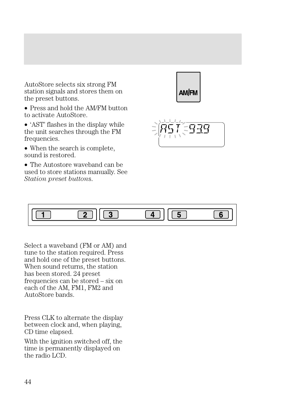 Entertainment systems | FORD 2002 Focus v.2 User Manual | Page 44 / 336