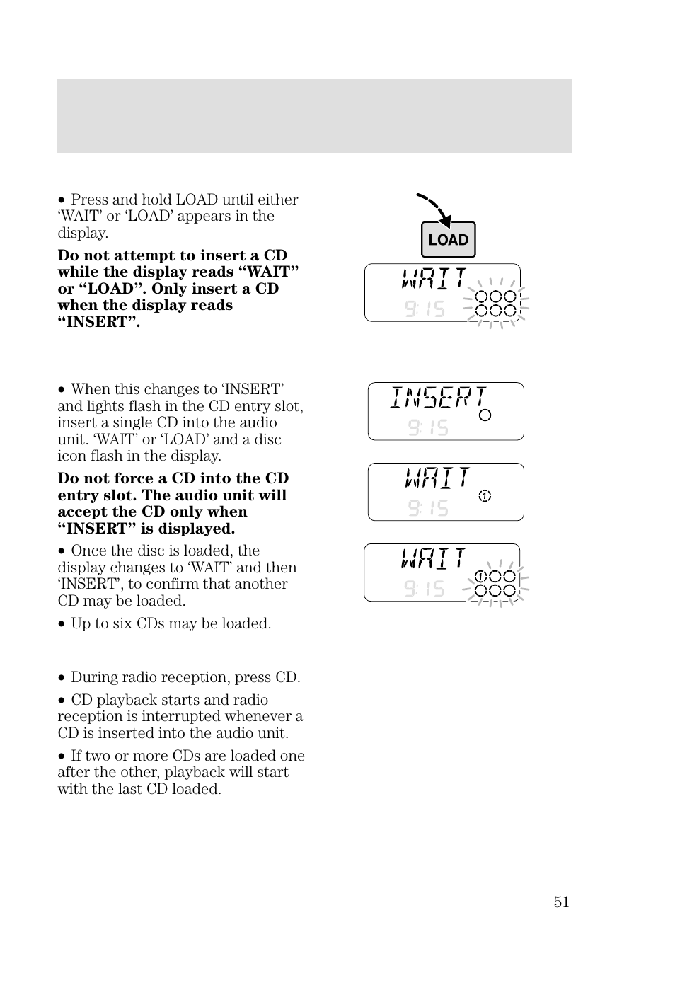 Entertainment systems | FORD 2002 Focus v.2 User Manual | Page 51 / 336