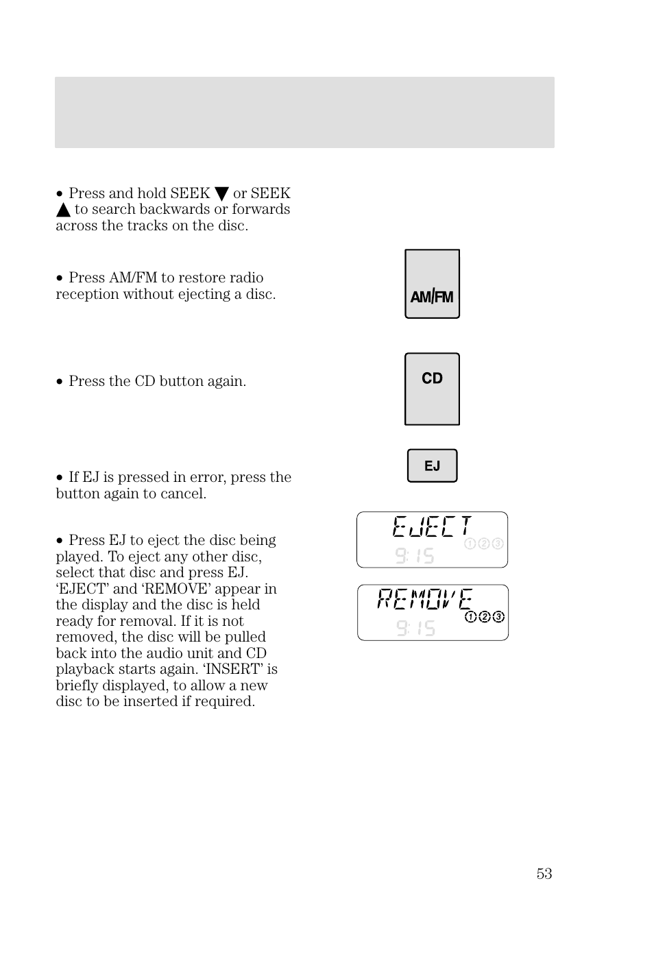 Entertainment systems | FORD 2002 Focus v.2 User Manual | Page 53 / 336