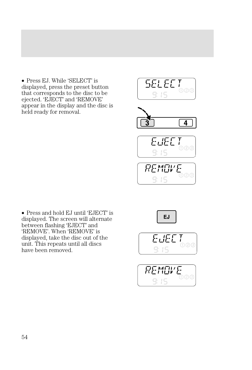 Entertainment systems | FORD 2002 Focus v.2 User Manual | Page 54 / 336