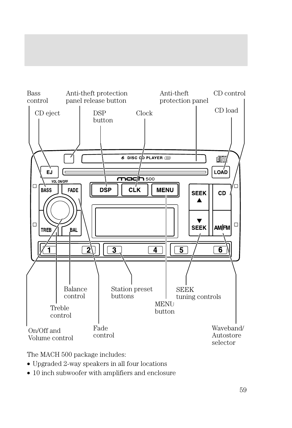 Entertainment systems | FORD 2002 Focus v.2 User Manual | Page 59 / 336