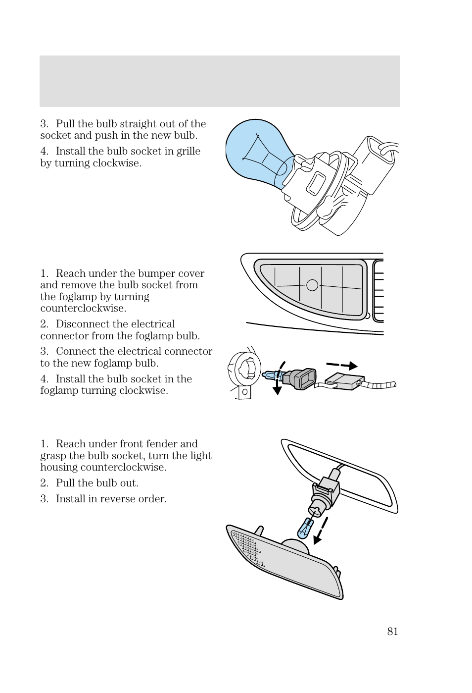 Lights | FORD 2002 Focus v.2 User Manual | Page 81 / 336