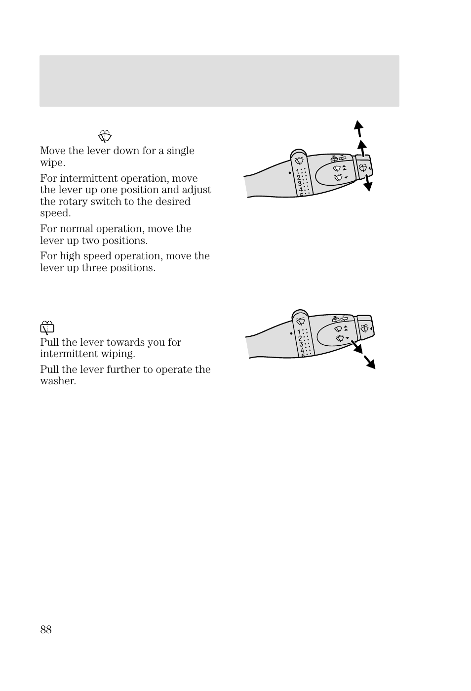Driver controls | FORD 2002 Focus v.2 User Manual | Page 88 / 336