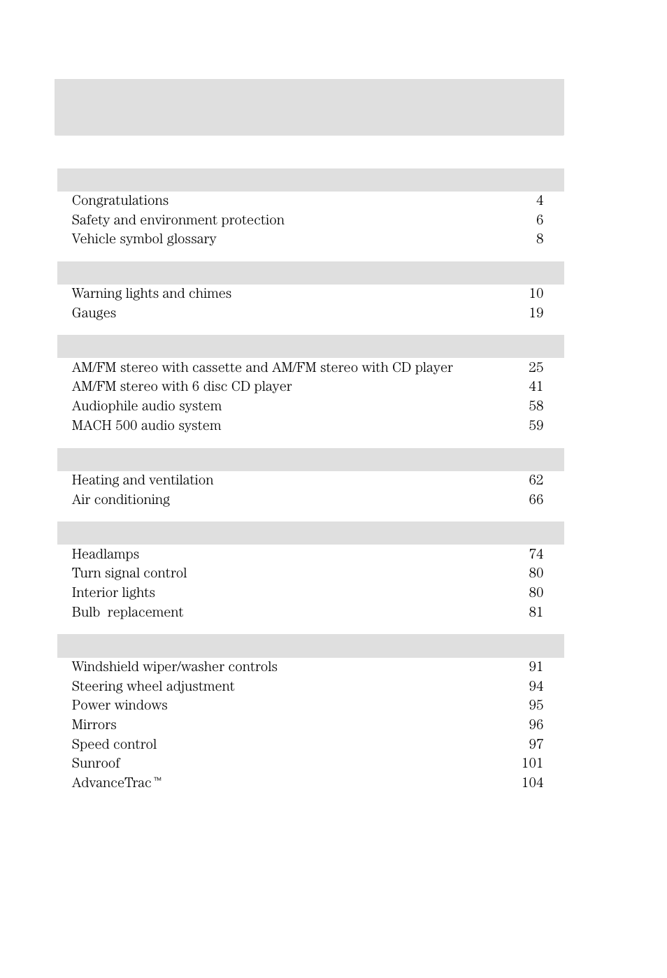 FORD 2002 Focus v.3 User Manual | 336 pages