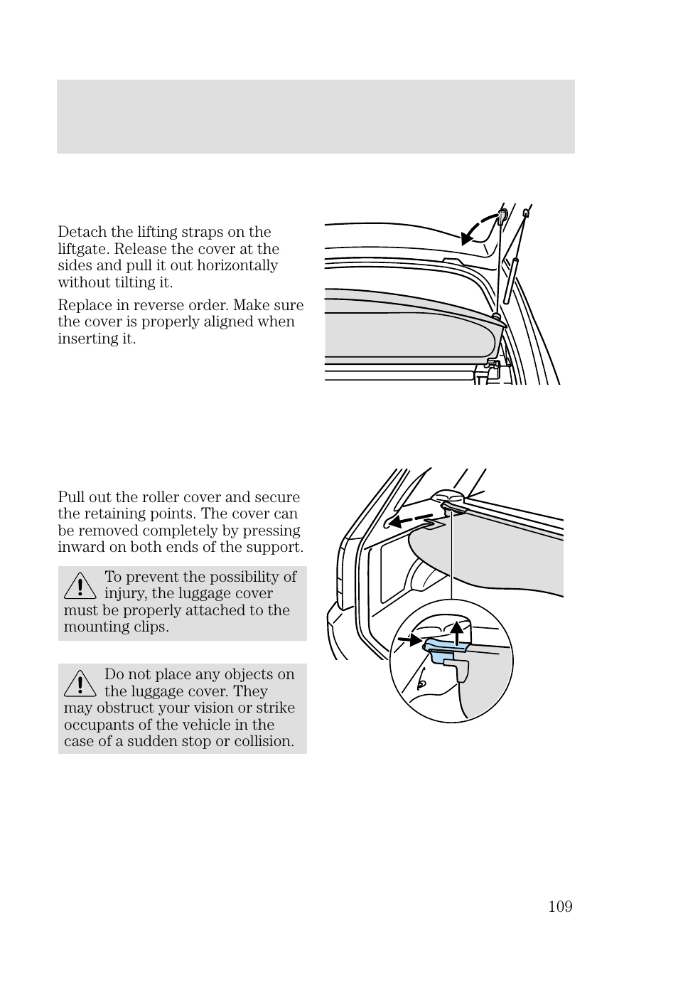 Driver controls | FORD 2002 Focus v.3 User Manual | Page 109 / 336