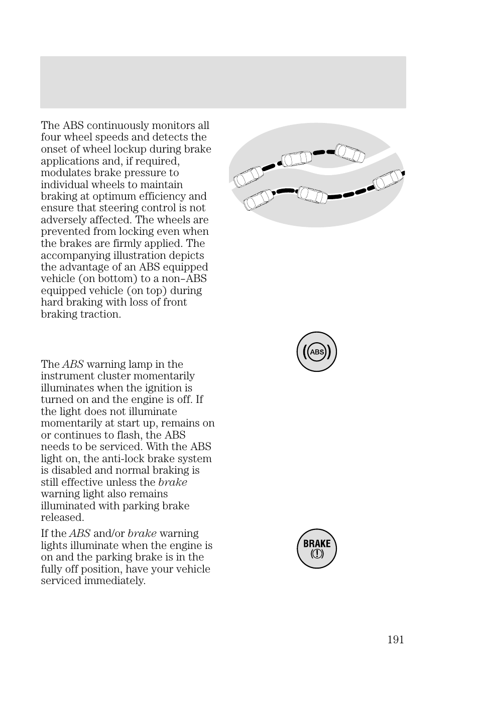 Driving | FORD 2002 Focus v.3 User Manual | Page 191 / 336