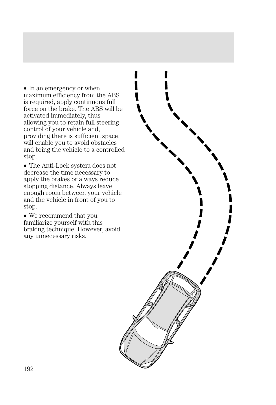 Driving | FORD 2002 Focus v.3 User Manual | Page 192 / 336