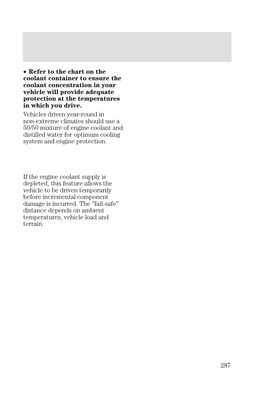 Maintenance and specifications | FORD 2002 Focus v.3 User Manual | Page 287 / 336