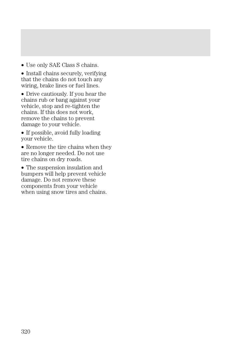 Maintenance and specifications | FORD 2002 Focus v.3 User Manual | Page 320 / 336