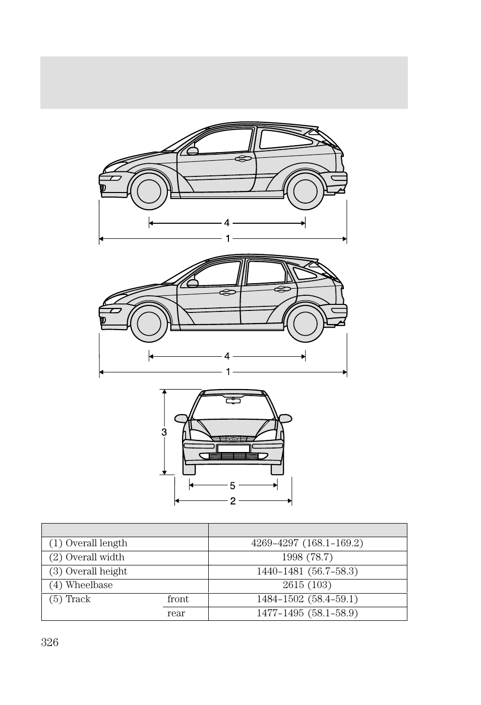 Maintenance and specifications | FORD 2002 Focus v.3 User Manual | Page 326 / 336