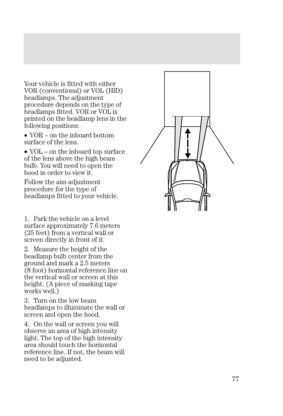 Lights | FORD 2002 Focus v.3 User Manual | Page 77 / 336