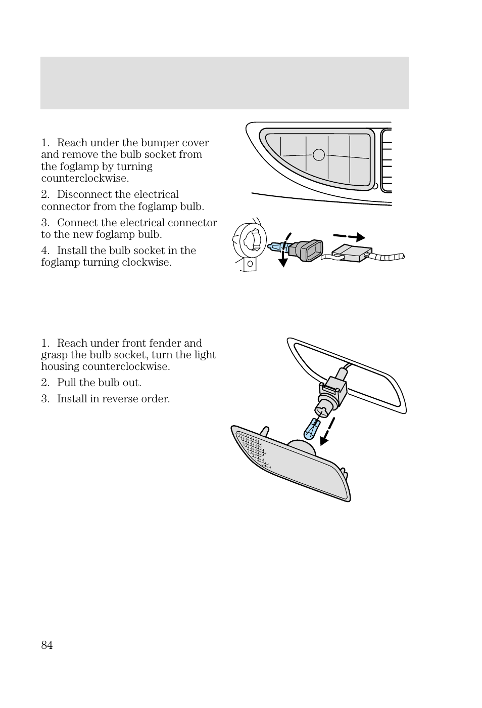 Lights | FORD 2002 Focus v.3 User Manual | Page 84 / 336