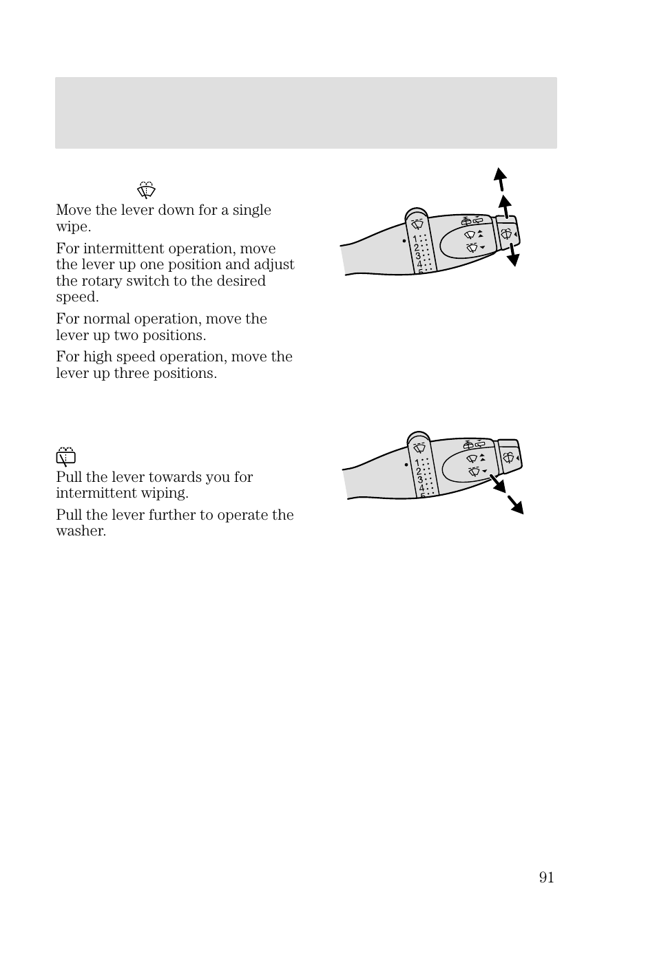 Driver controls | FORD 2002 Focus v.3 User Manual | Page 91 / 336