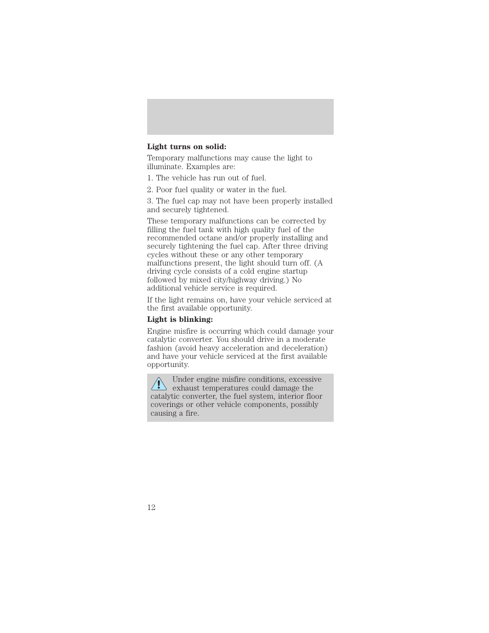 Instrument cluster | FORD 2002 Mustang v.1 User Manual | Page 12 / 264