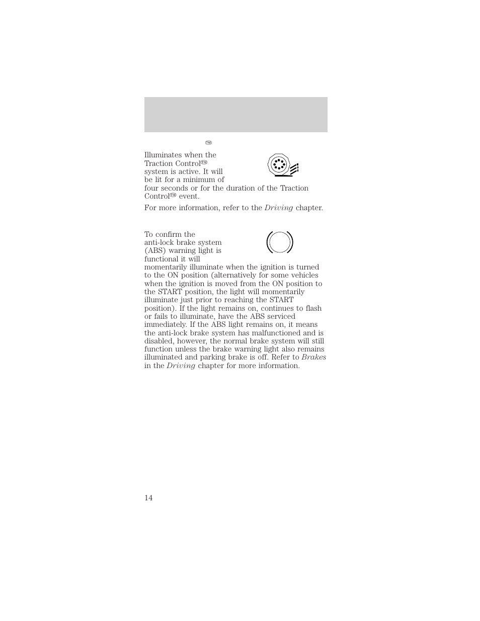 Instrument cluster | FORD 2002 Mustang v.1 User Manual | Page 14 / 264