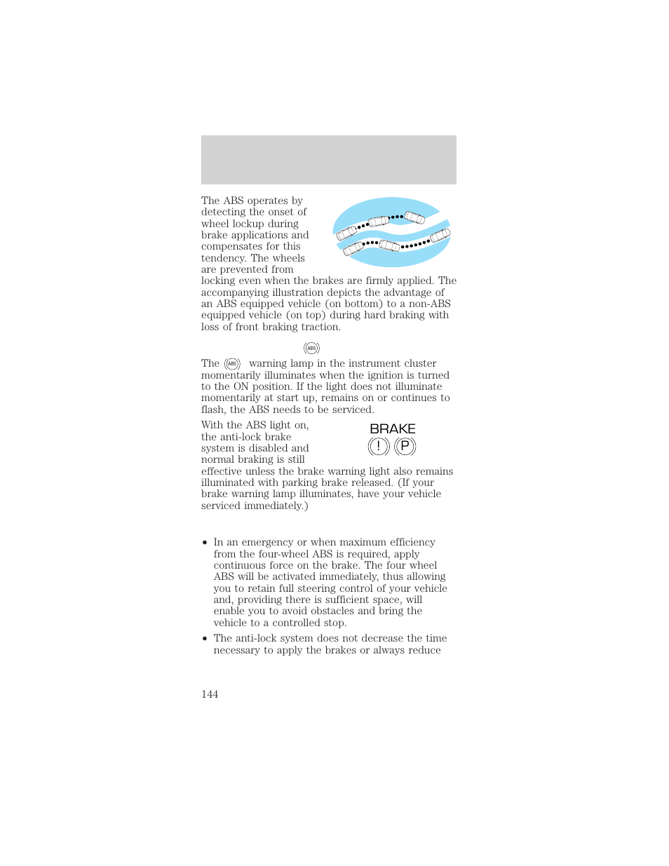 Driving | FORD 2002 Mustang v.1 User Manual | Page 144 / 264