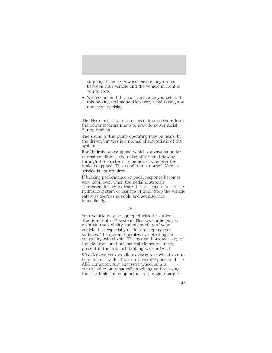 Driving | FORD 2002 Mustang v.1 User Manual | Page 145 / 264