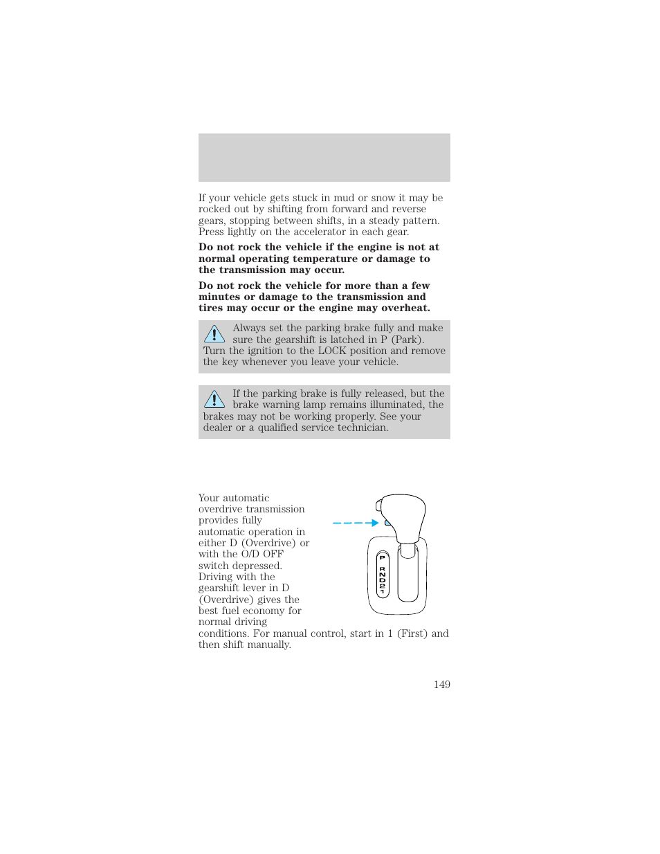 Driving | FORD 2002 Mustang v.1 User Manual | Page 149 / 264