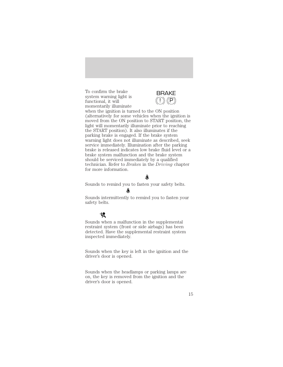 Instrument cluster | FORD 2002 Mustang v.1 User Manual | Page 15 / 264