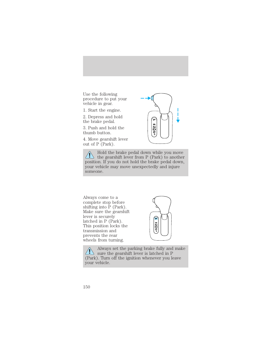 Driving | FORD 2002 Mustang v.1 User Manual | Page 150 / 264