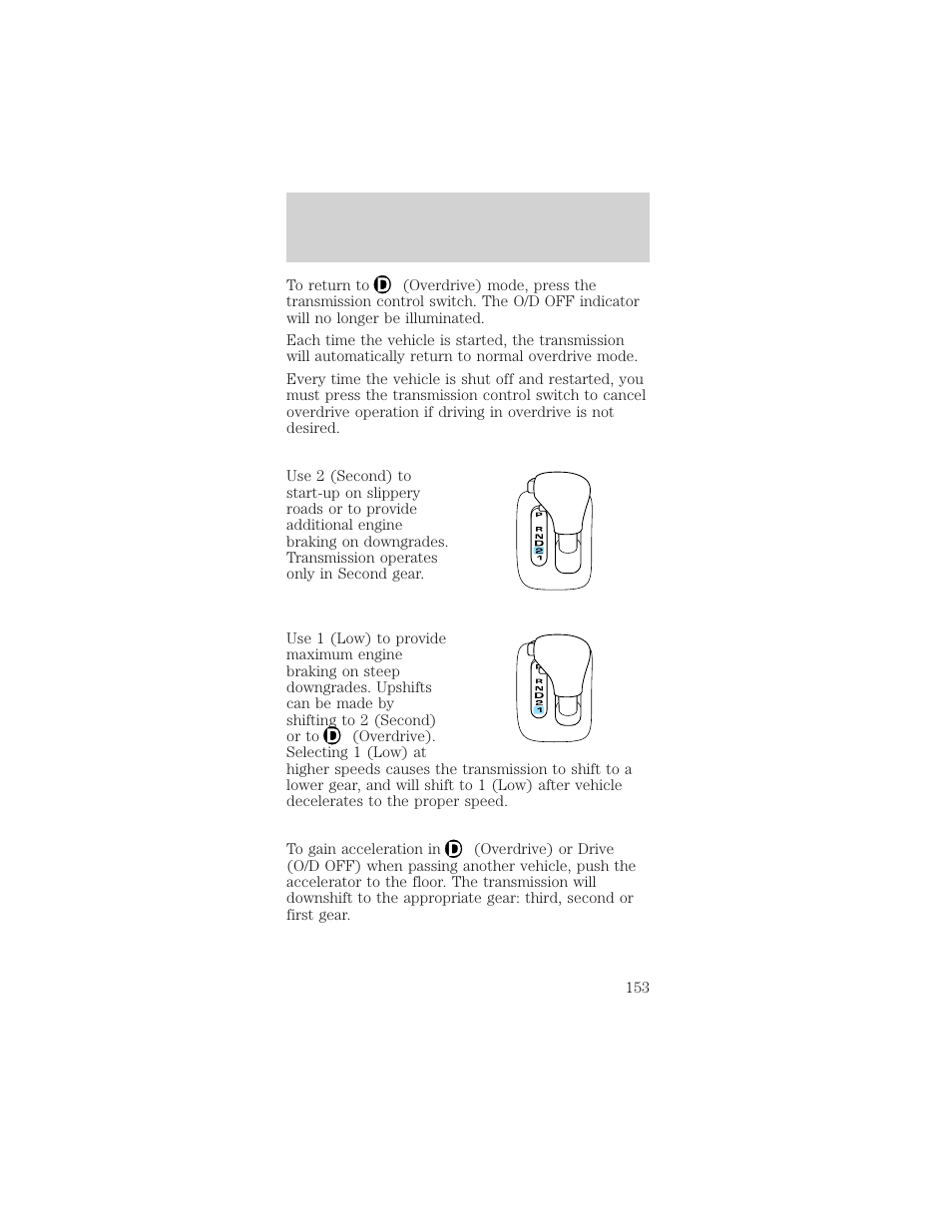 Driving | FORD 2002 Mustang v.1 User Manual | Page 153 / 264