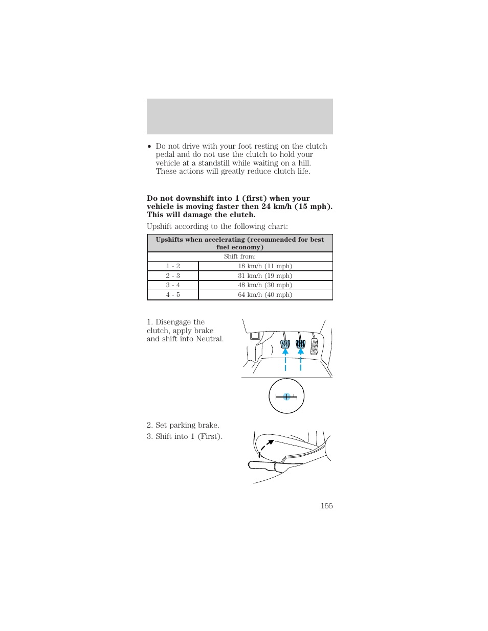 Driving | FORD 2002 Mustang v.1 User Manual | Page 155 / 264