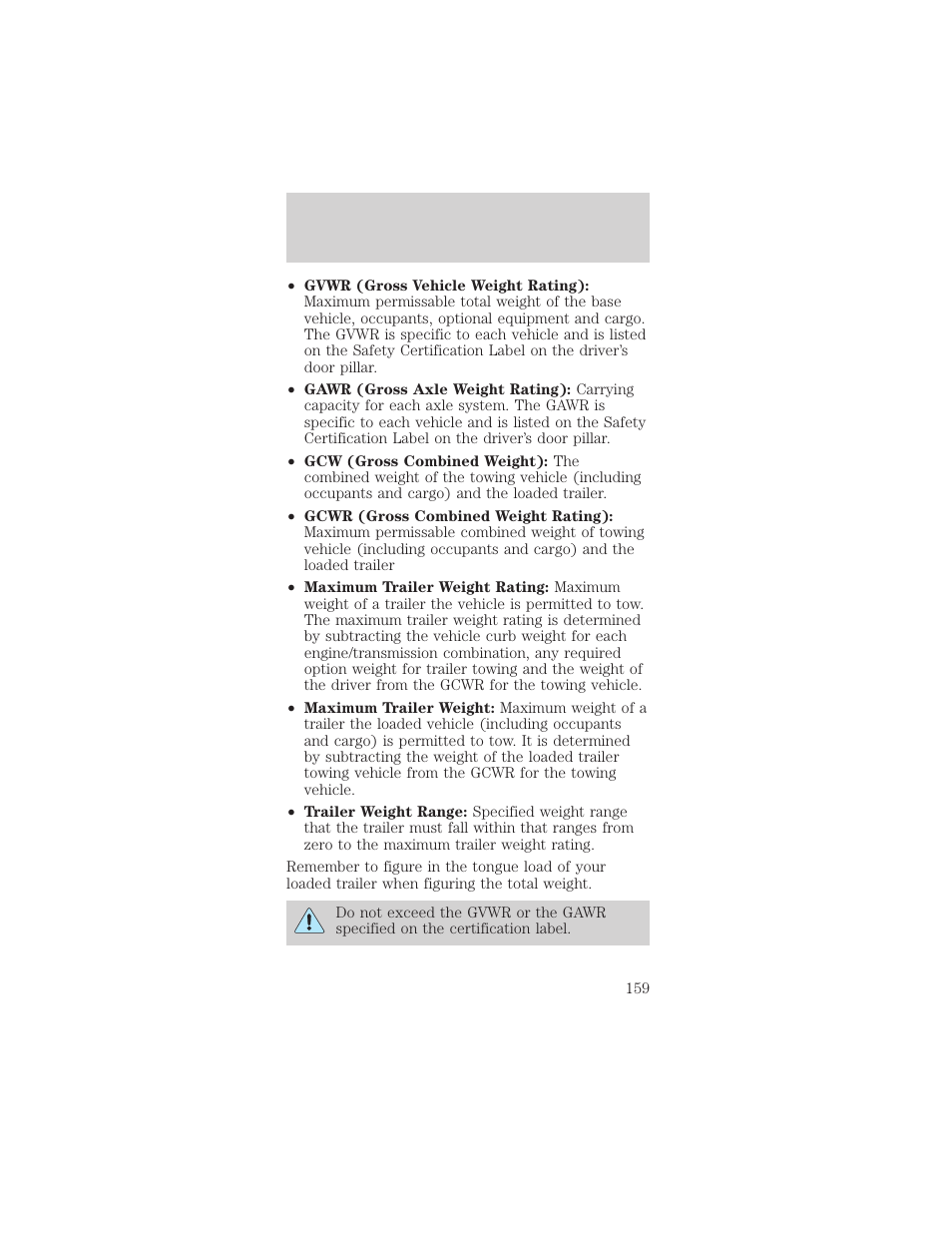 Driving | FORD 2002 Mustang v.1 User Manual | Page 159 / 264