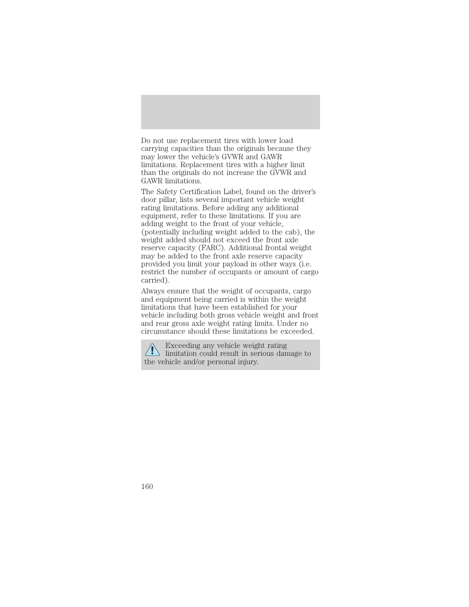 Driving | FORD 2002 Mustang v.1 User Manual | Page 160 / 264