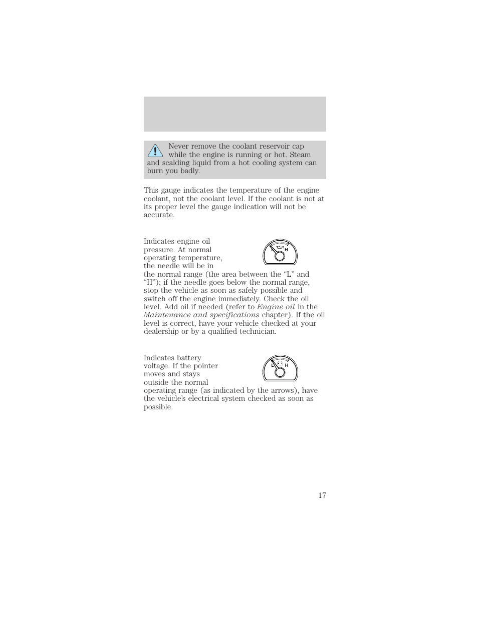 Instrument cluster | FORD 2002 Mustang v.1 User Manual | Page 17 / 264