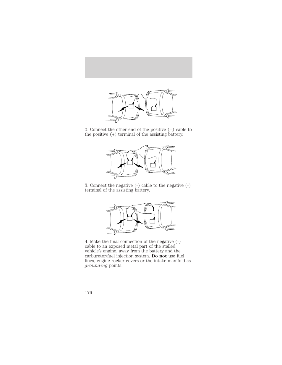 Roadside emergencies | FORD 2002 Mustang v.1 User Manual | Page 176 / 264