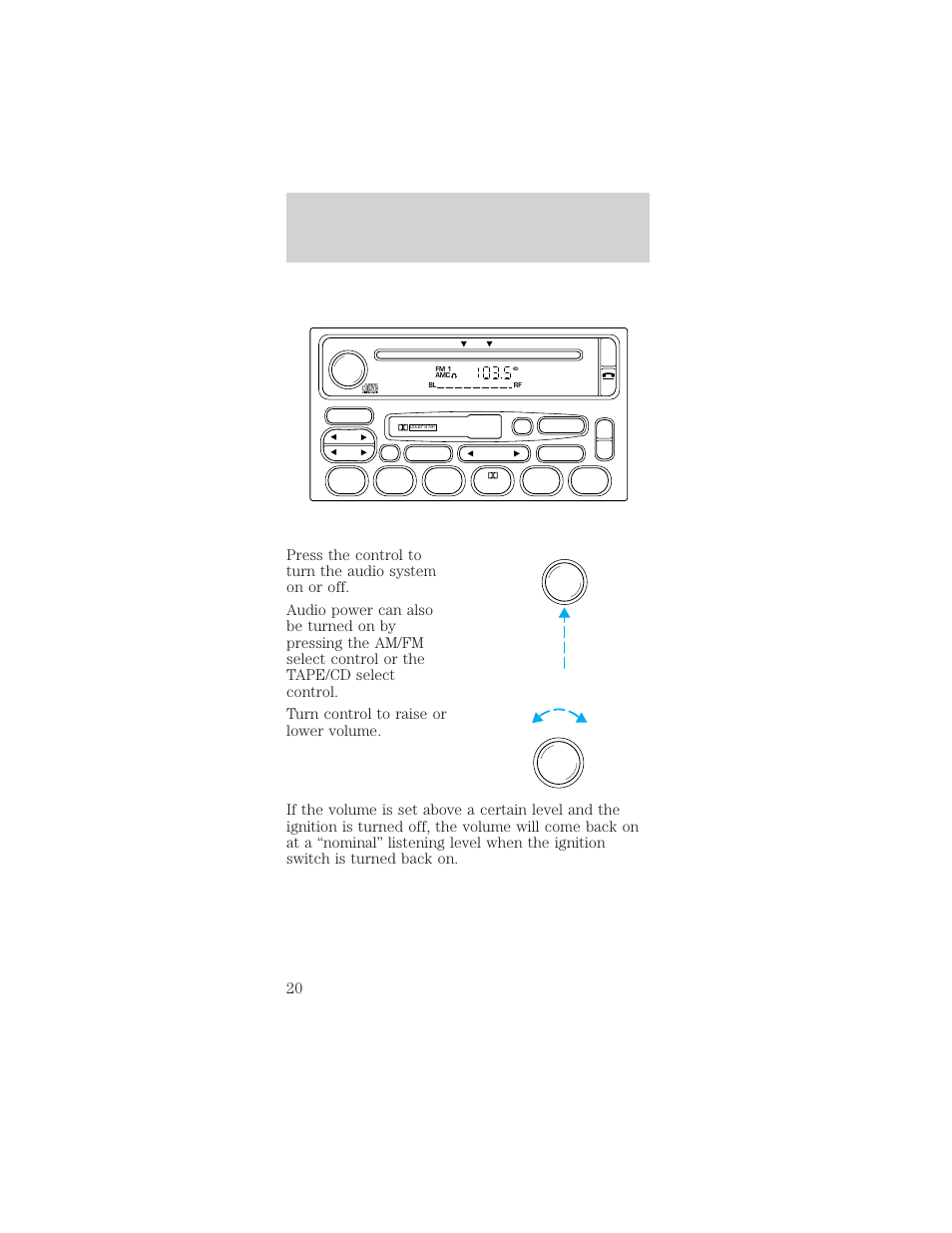 Entertainment systems | FORD 2002 Mustang v.1 User Manual | Page 20 / 264