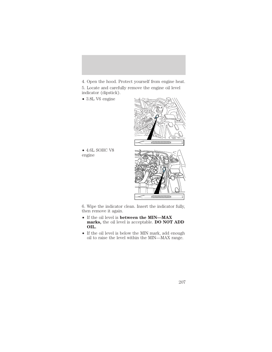 Maintenance and specifications | FORD 2002 Mustang v.1 User Manual | Page 207 / 264
