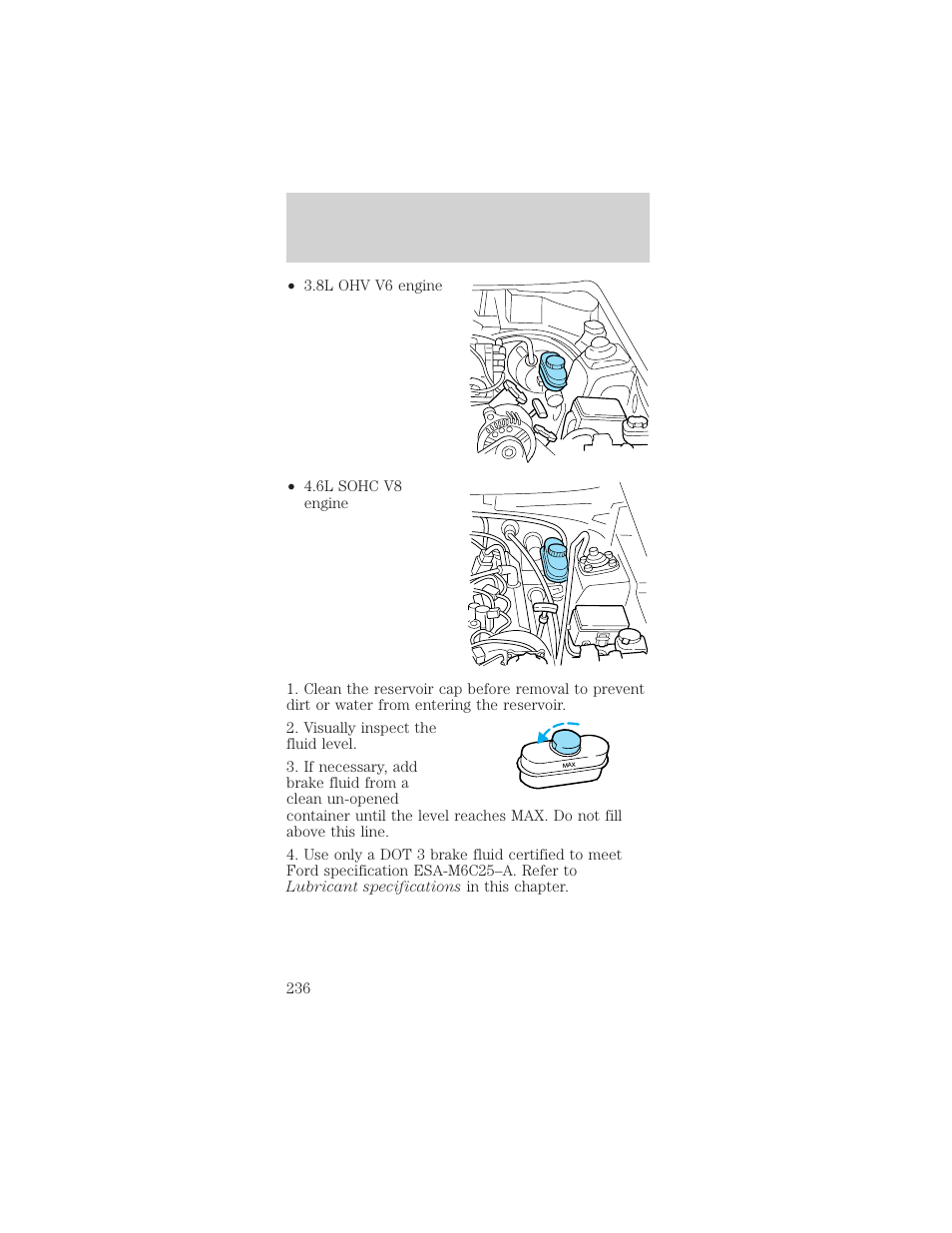 Maintenance and specifications | FORD 2002 Mustang v.1 User Manual | Page 236 / 264