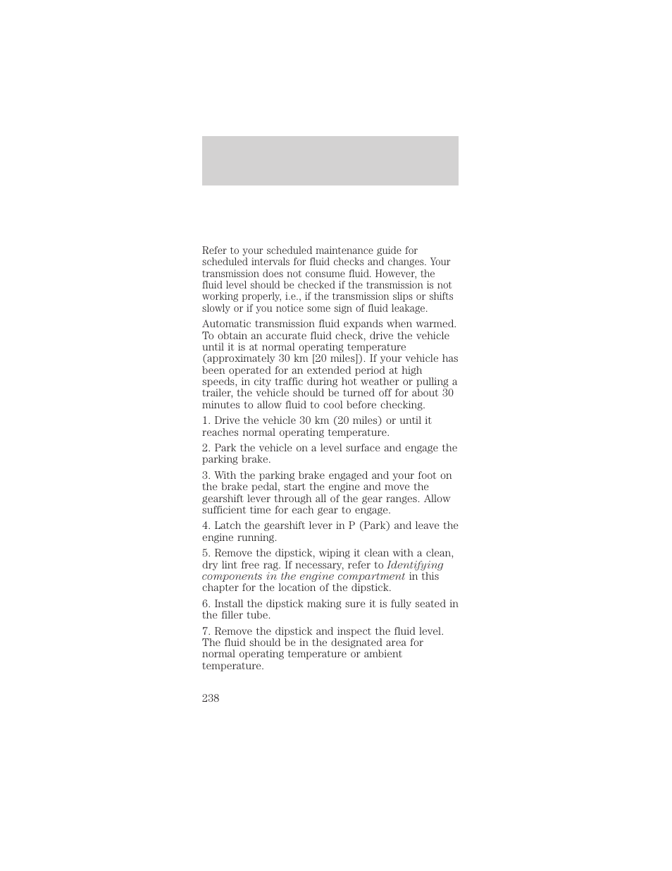 Maintenance and specifications | FORD 2002 Mustang v.1 User Manual | Page 238 / 264