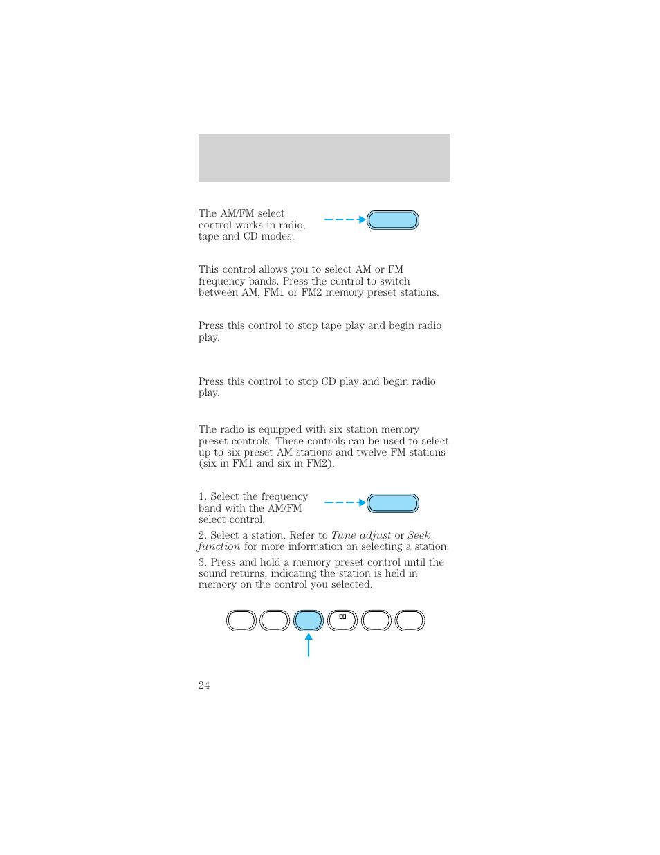 Entertainment systems | FORD 2002 Mustang v.1 User Manual | Page 24 / 264