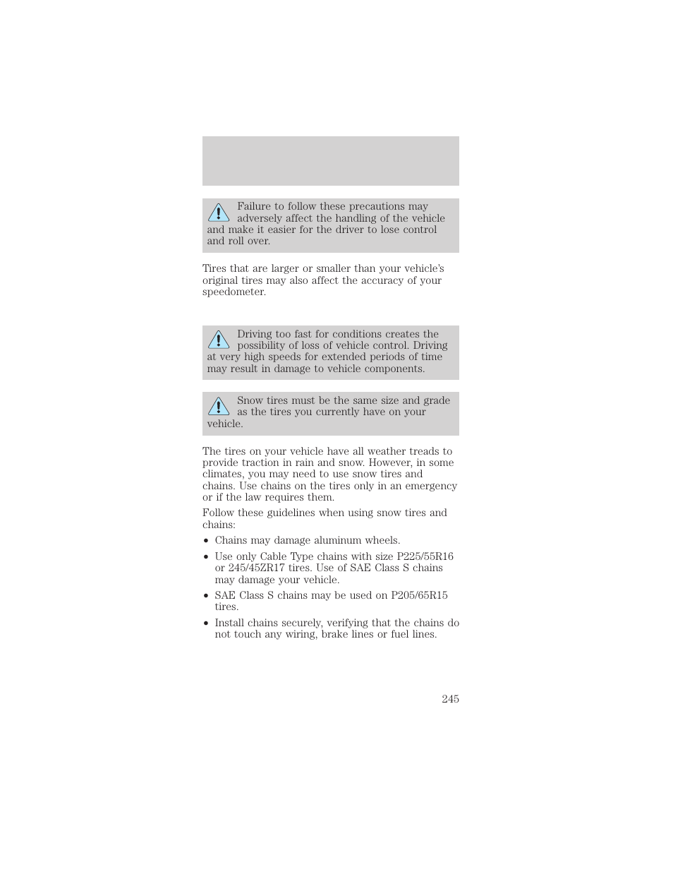 Maintenance and specifications | FORD 2002 Mustang v.1 User Manual | Page 245 / 264
