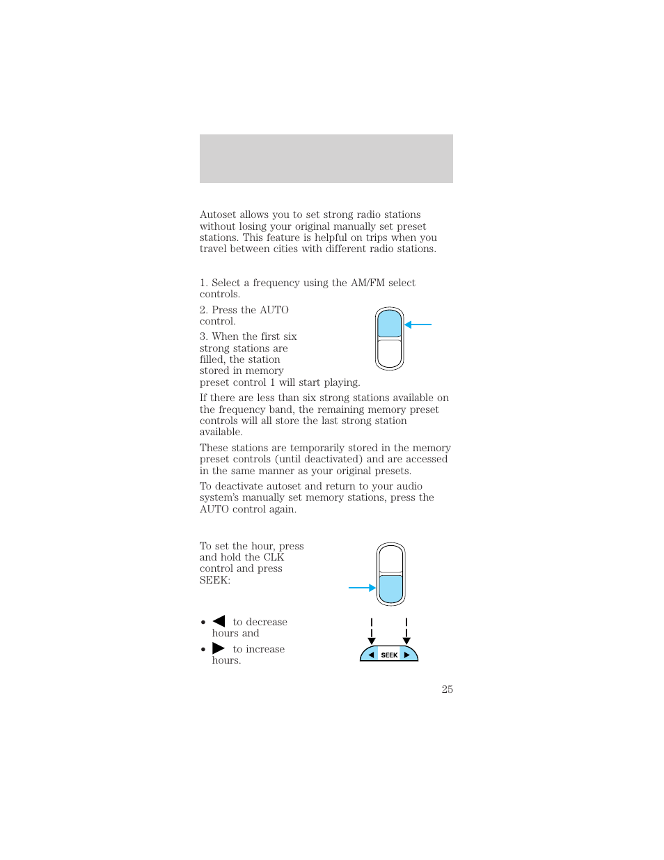 Entertainment systems | FORD 2002 Mustang v.1 User Manual | Page 25 / 264