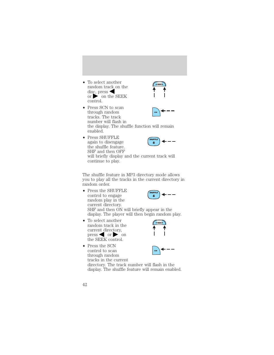 Entertainment systems | FORD 2002 Mustang v.1 User Manual | Page 42 / 264