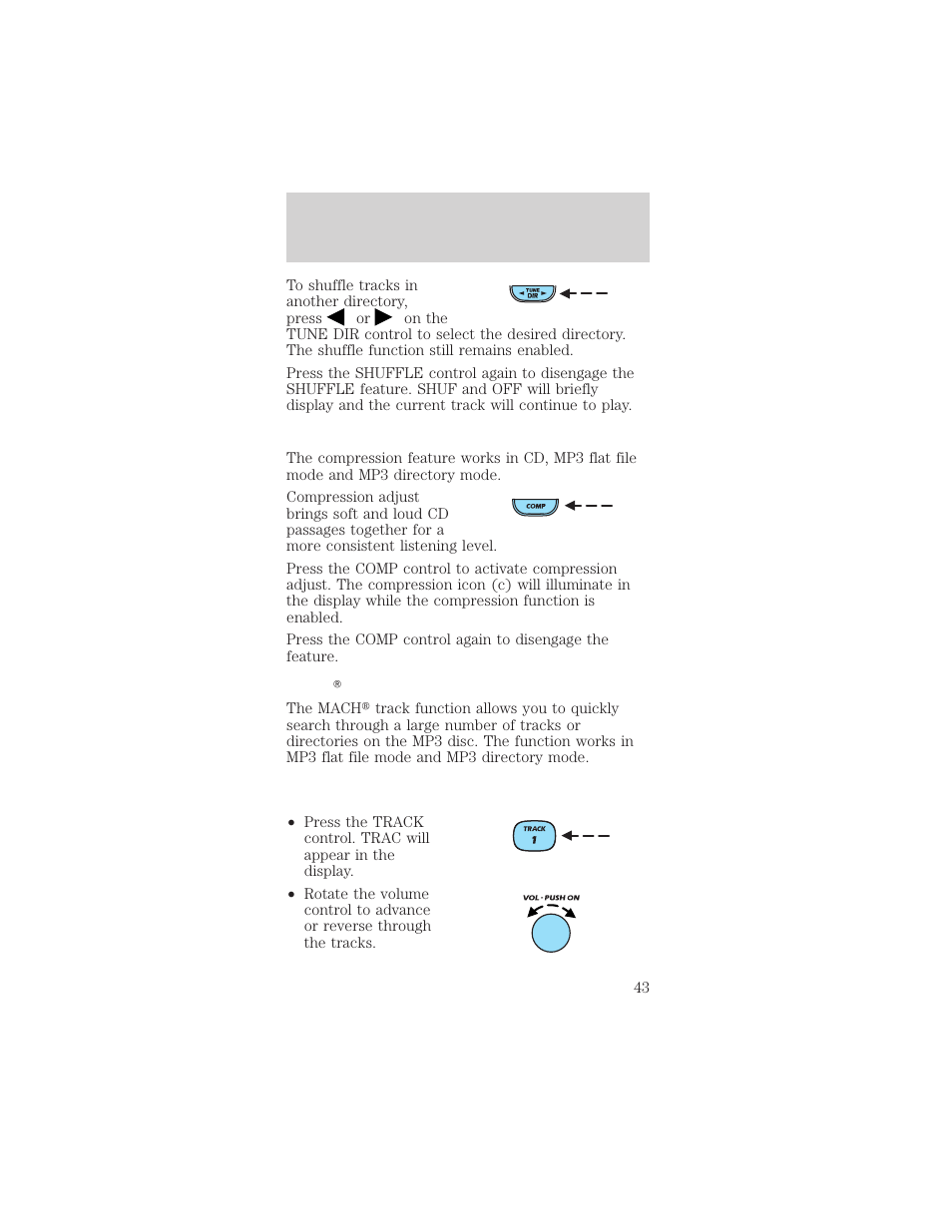 Entertainment systems | FORD 2002 Mustang v.1 User Manual | Page 43 / 264