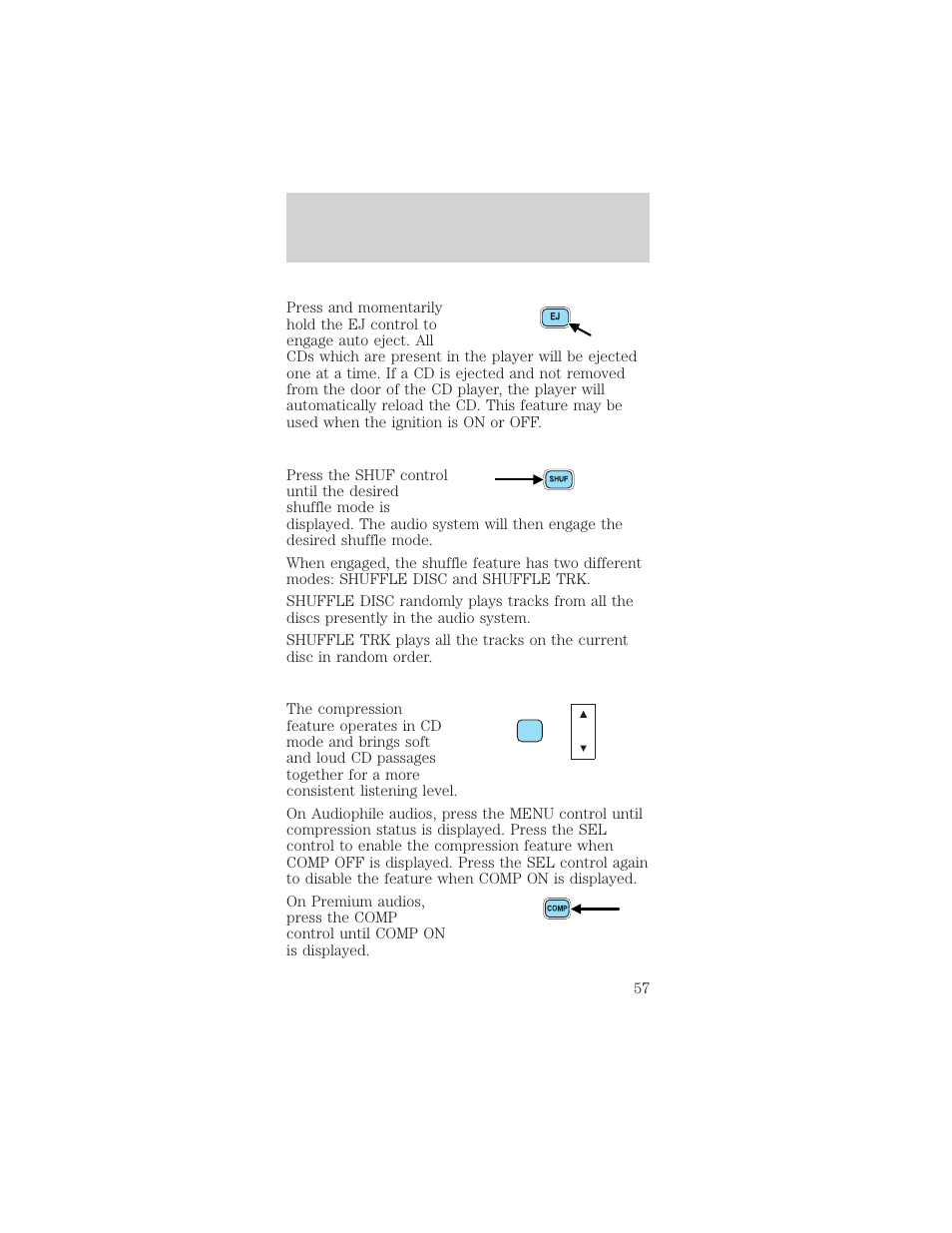 Entertainment systems | FORD 2002 Mustang v.1 User Manual | Page 57 / 264