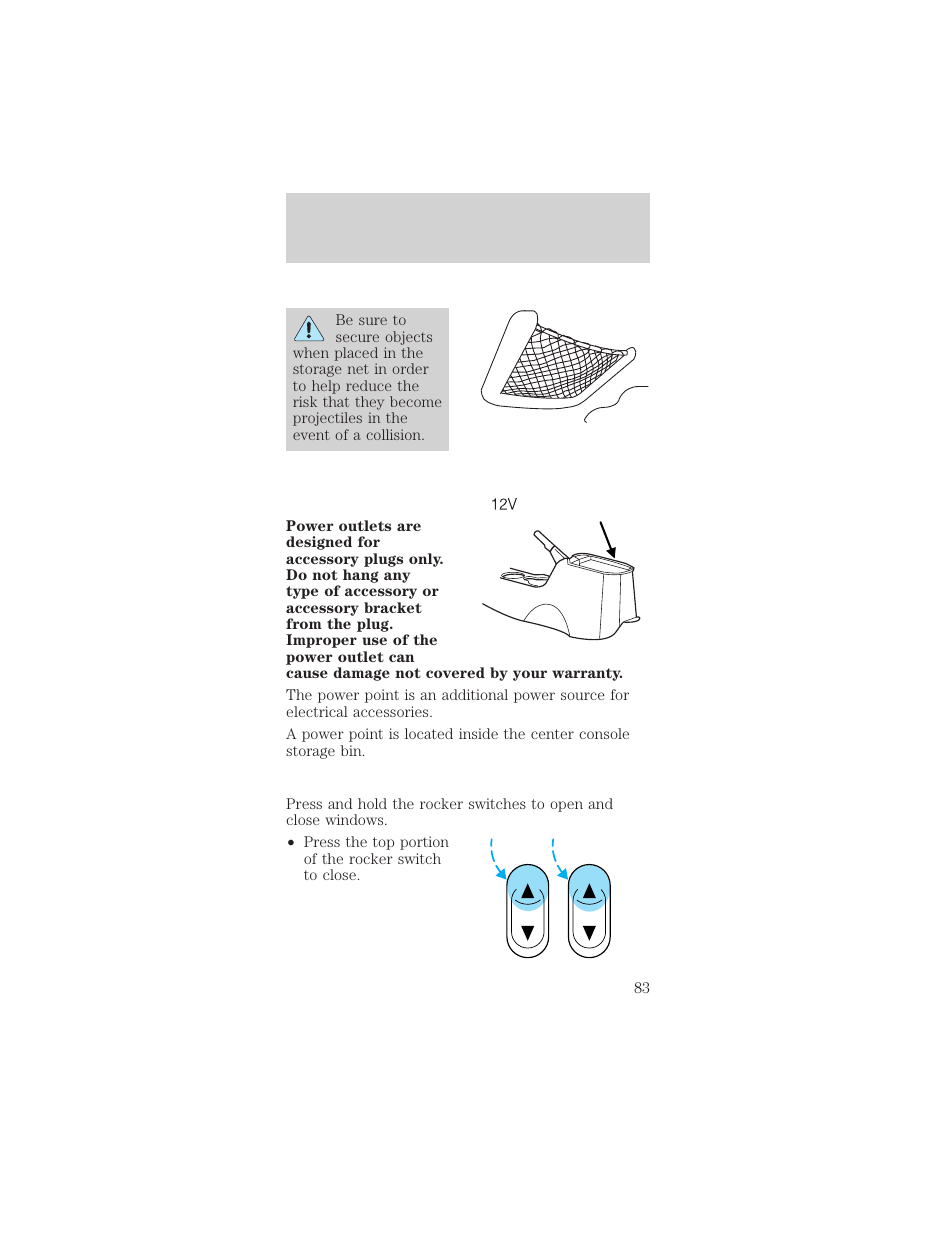 Driver controls | FORD 2002 Mustang v.1 User Manual | Page 83 / 264
