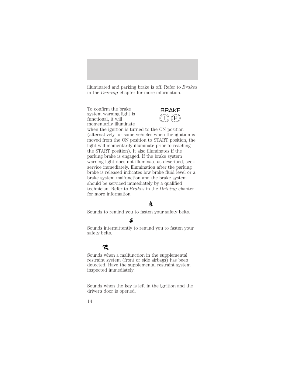 Instrument cluster | FORD 2002 Mustang v.2 User Manual | Page 14 / 256