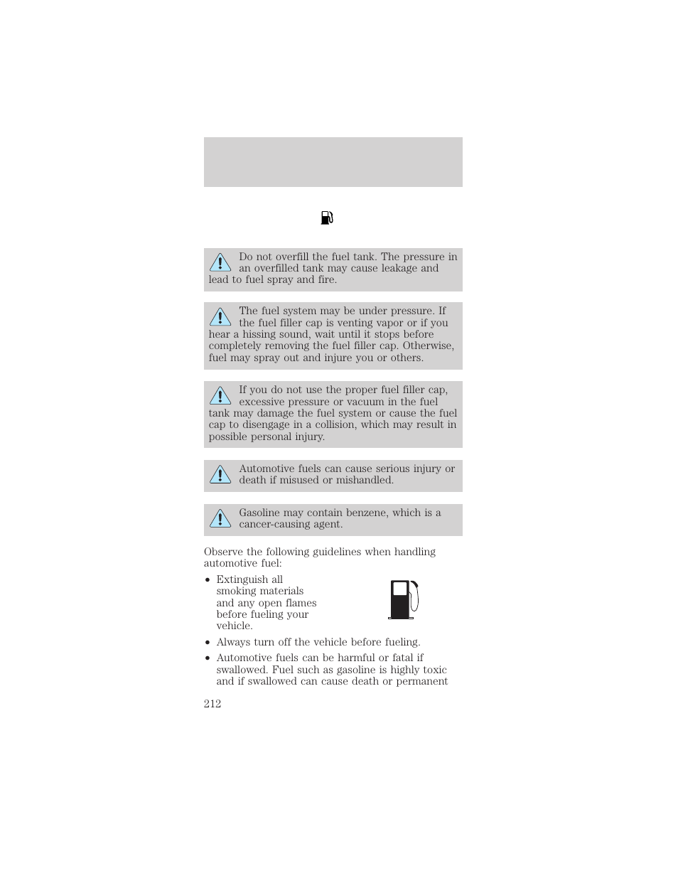 Maintenance and specifications | FORD 2002 Mustang v.2 User Manual | Page 212 / 256