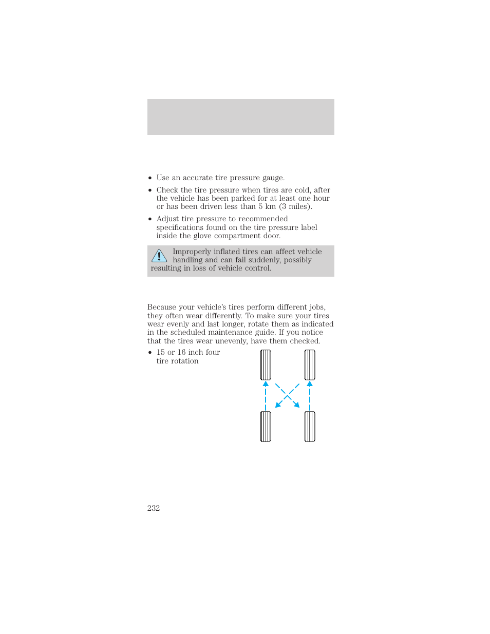 Maintenance and specifications | FORD 2002 Mustang v.2 User Manual | Page 232 / 256