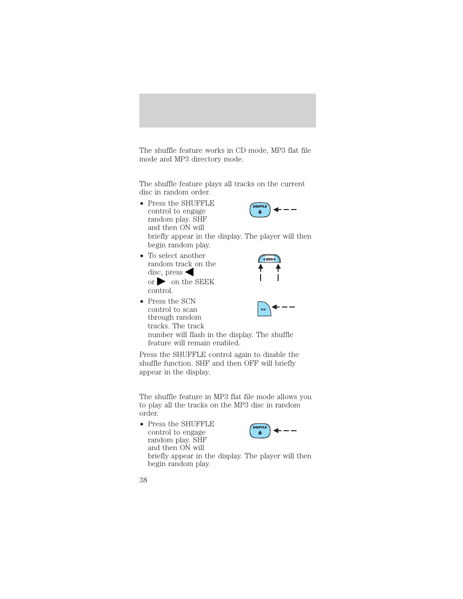 Entertainment systems | FORD 2002 Mustang v.2 User Manual | Page 38 / 256