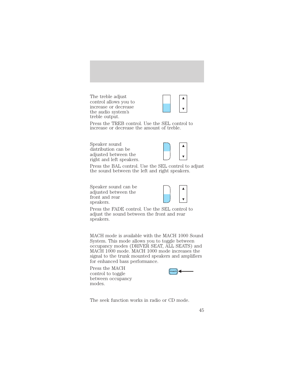 Entertainment systems | FORD 2002 Mustang v.2 User Manual | Page 45 / 256